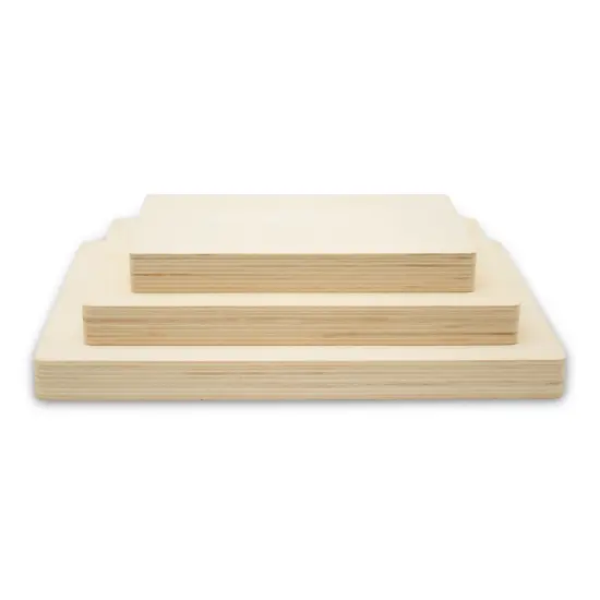 Rectangle Cradled Canvases Unfinished Set of 3 for Paint Pouring | Woodpeckers {2}