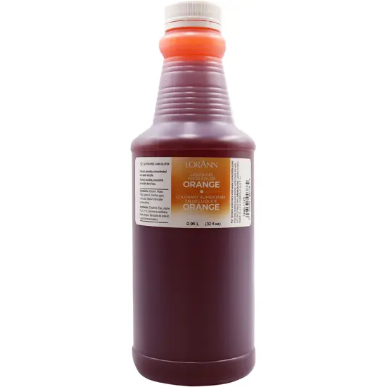 LorAnn Oils Orange Liquid Gel Food Color, 32 ounce {1}