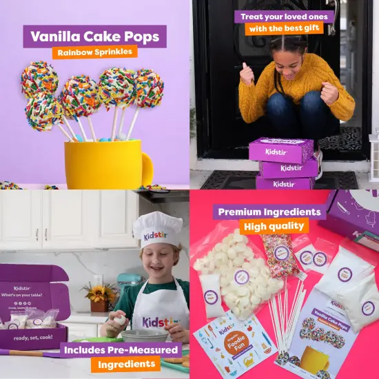 Vanilla DIY Cake Pop All-in-One Baking Kit {2}