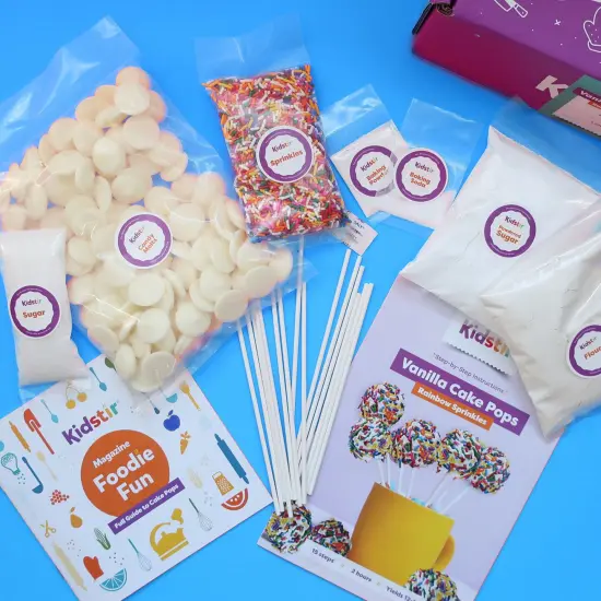 Vanilla DIY Cake Pop All-in-One Baking Kit {3}