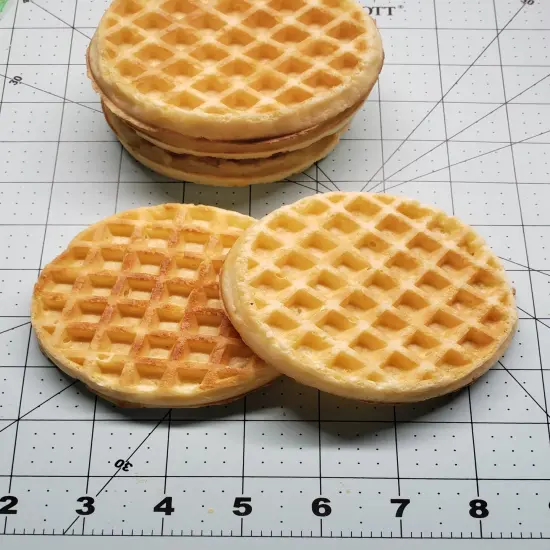 Realistic Waffle Mold| Dessert Shape Silicone Mold| Soap| Candle | Mold for Wax| Mold for Resin {4}