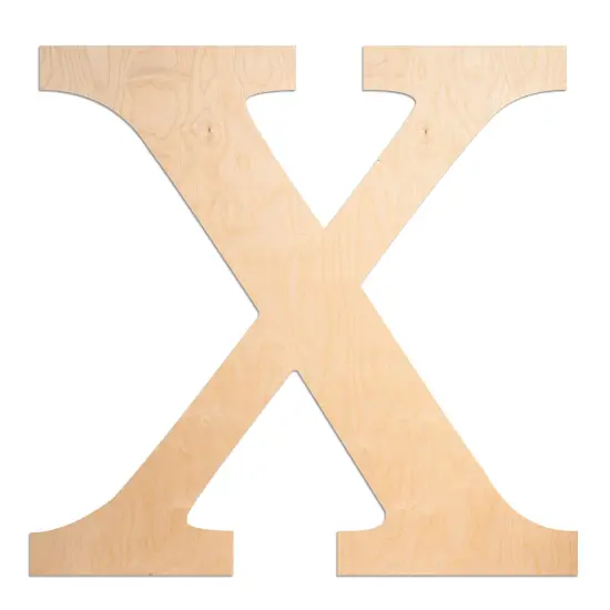 18 in. Unfinished Greek Letters {5}