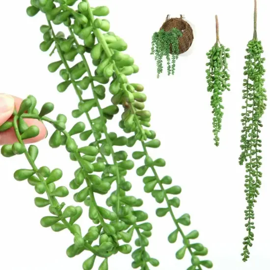2pcs Artificial Plant Succulent Plants Hanging String Pearls {3}