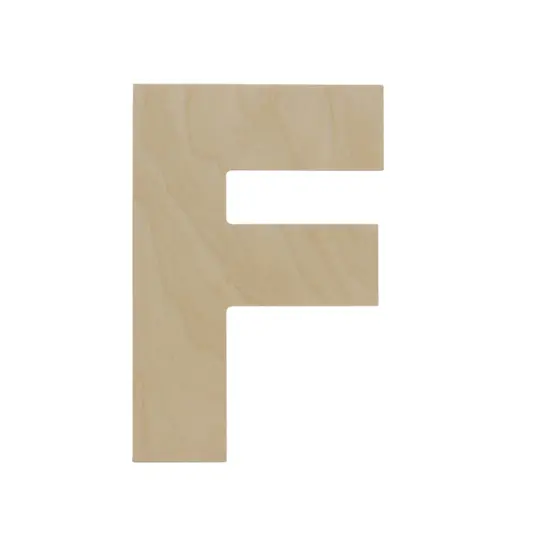 Wooden Letter F 12 inch or 8 inch, Unfinished Large Wood Letters for Crafts | Woodpeckers {1}