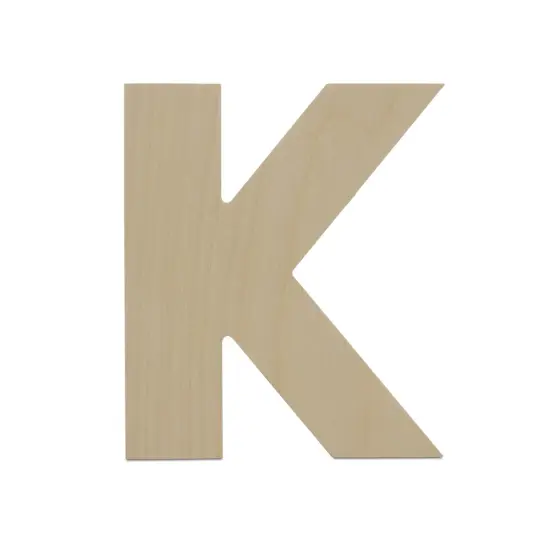 Wooden Letter K 12 inch or 8 inch, Unfinished Large Wood Letters for Crafts | Woodpeckers {3}