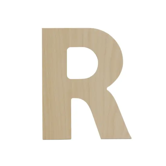 Wooden Letter R 12 inch or 8 inch, Unfinished Large Wood Letters for Crafts | Woodpeckers {3}