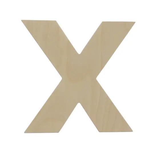 Wooden Letter X 12 inch or 8 inch, Unfinished Large Wood Letters for Crafts | Woodpeckers {3}