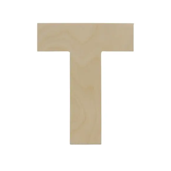 Wooden Letter T 12 inch or 8 inch, Unfinished Large Wood Letters for Crafts | Woodpeckers {3}