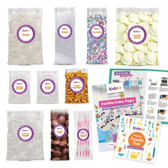 Unicorn DIY Cake Pop All-in-One Baking Kit {2}