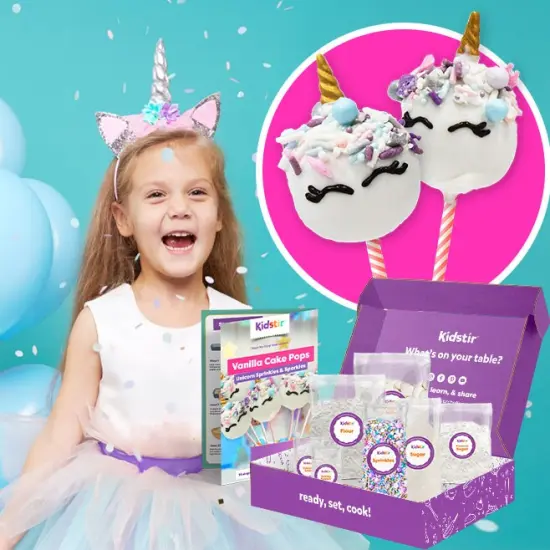 Unicorn DIY Cake Pop All-in-One Baking Kit {3}