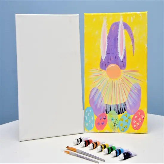 Easter Paint Kit - Hippity Hoppity Gnome Acrylic Painting Kit & Video Lesson, DIY Easter Craft, Painting Gift Set, Beginner Painting, Paint At Home, Paint Party {2}