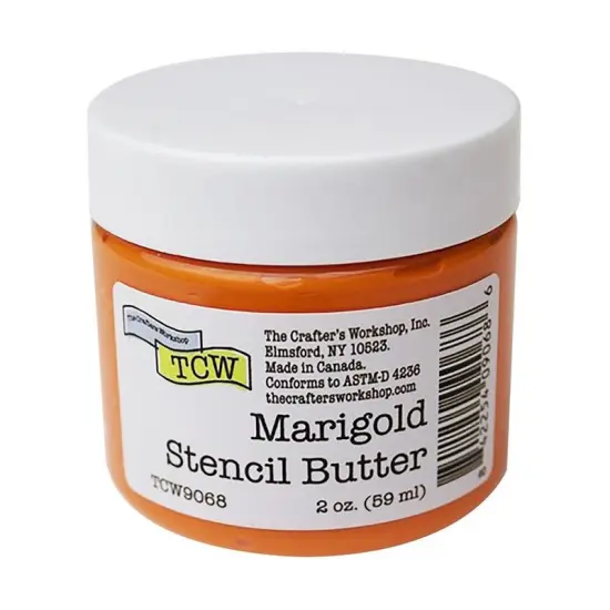 Marigold Stencil Butter - Crafter's Workshop {1}