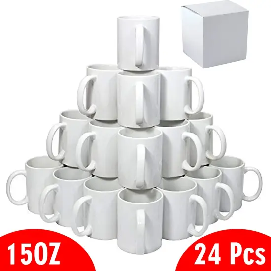 15 oz. Large El Grande Coffee Mugs Case of 24 {2}