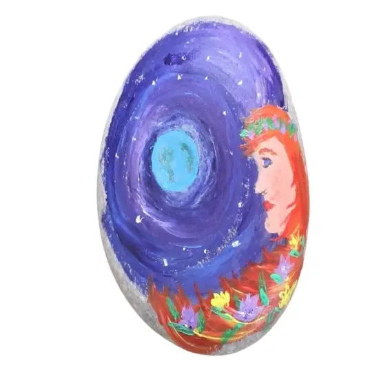 Mother Earth Rock Painting Kit & Video Lesson {1}
