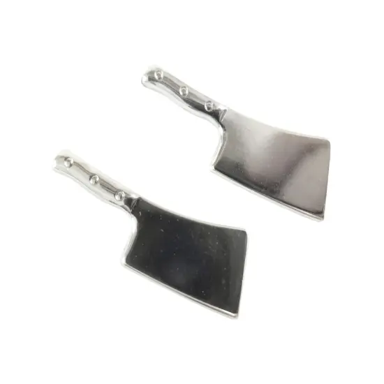 Meat Cleaver Engraving Charms (M766) {1}