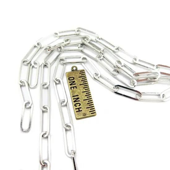 Long Oval Cable Chain ~ 15mm X 5mm (C930) (2') {2}