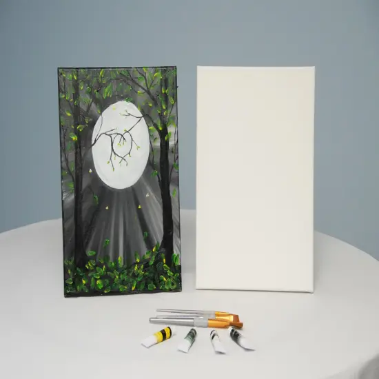 Paint Kit - Trees For All Seasons Acrylic Painting Kit & Video Lesson, DIY Craft, Painting Gift Set, Beginner Painting, Paint At Home, Paint Party {2}