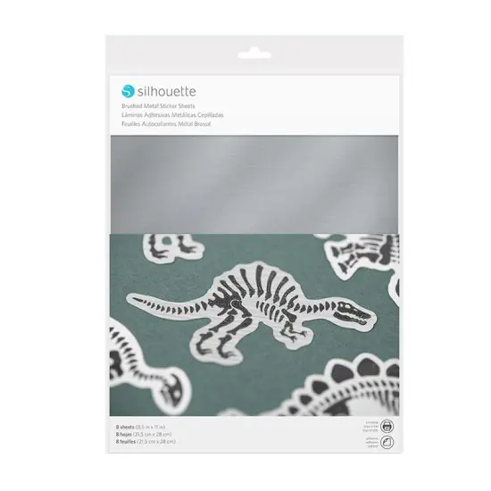 Sticker Sheets - Brushed Metallic Silver {1}
