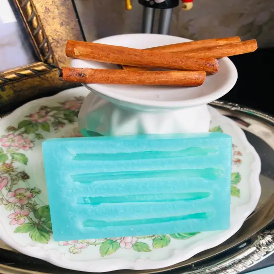 4pc Cinnamon Stick Silicone Candle Mold, Realistic Food Shape Mold, For Wax | Embed | Soap |Resin Castings Set of 4 {3}