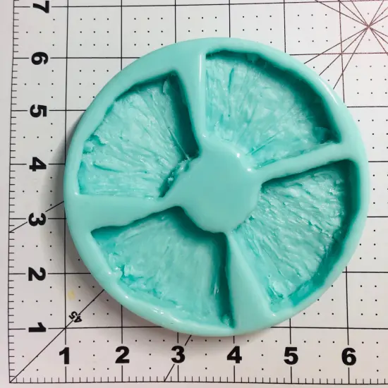 4pc Pineapple Wedge Quarter Slice Silicone Mold| Soap Mold| Candle Mold | Mold for Wax| Mold for Resin {3}