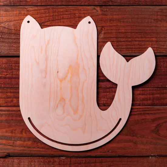 15 in. Unfinished Fiber Art Purr-maid Base {1}