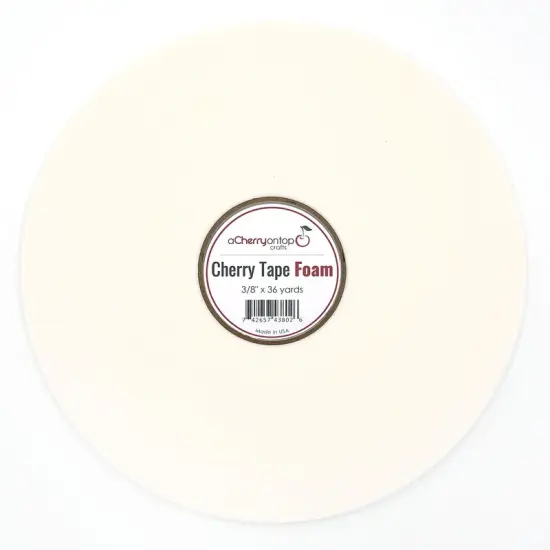 3/8 Inch Foam Cherry Tape - ACOT Double-Sided Adhesive Tape {1}