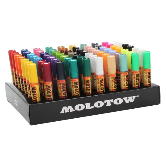 Molotow ONE4ALL 127hs 1mm And 2mm Complete Set {1}