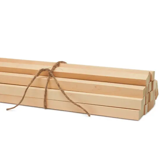 Wood Square Dowel Rods 5/8 inch Diameter, Multiple Lengths Available, Sticks for Crafts & Woodworking | Woodpeckers {2}