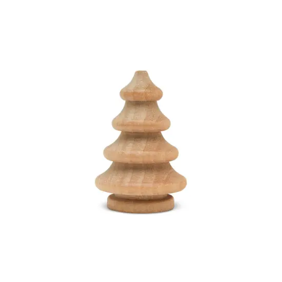 Mini Wooden Christmas Tree, Multiple Sizes Available, Peg People & Small World Play | Woodpeckers {2}