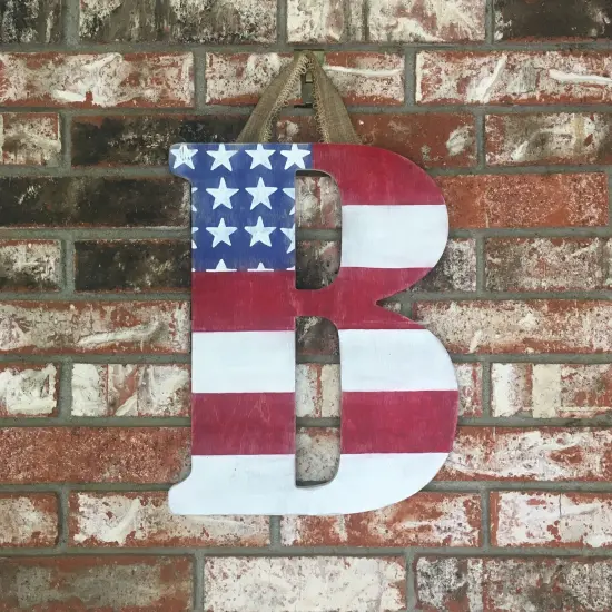 23 In. Letter B, Unfinished Vintage Wood Letter (B) {3}
