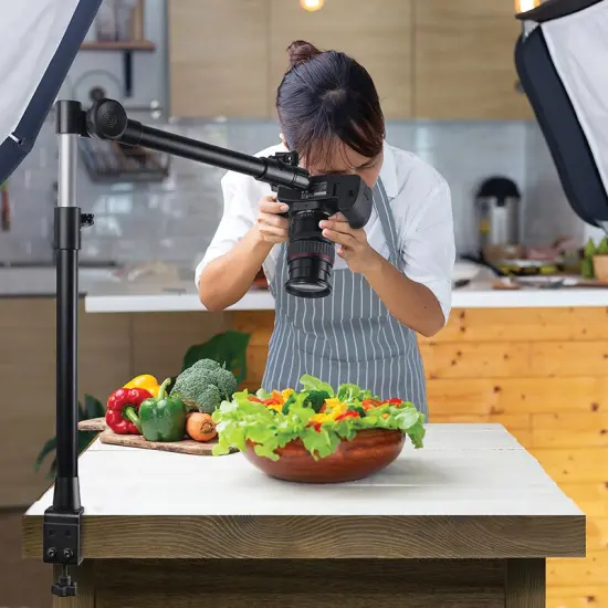 Arkon Mounts DSLRTABMG5 Clamp Stand for DSLR Camera, Tablet, or Phone {5}