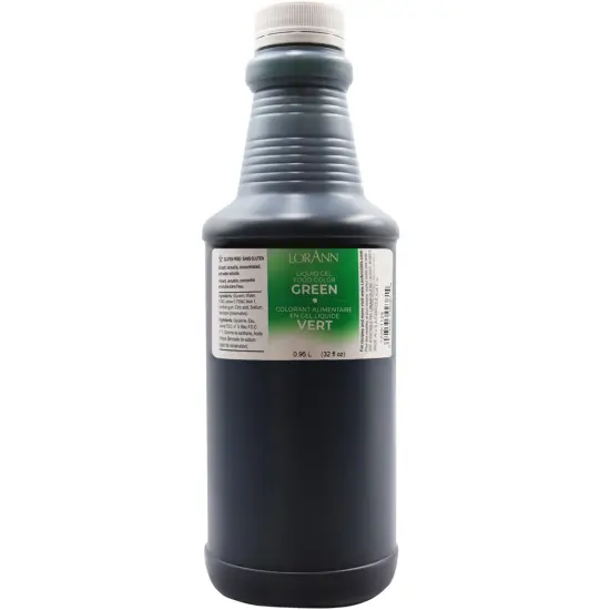 LorAnn Oils Green Liquid Gel Food Color, 32 ounce {1}