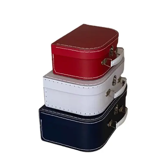 American Flag Inspired Decorative Storage Box - Set of 3 or 1 Box of Specific Design Multicolor {3}