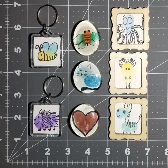 Fingerprint Art Craft Kit by Ink and Trinket Kids {3}