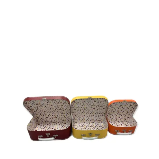 Autumn Decorative Storage Boxes - Set of 3 or 1 Box of Specific Design Orange {6}