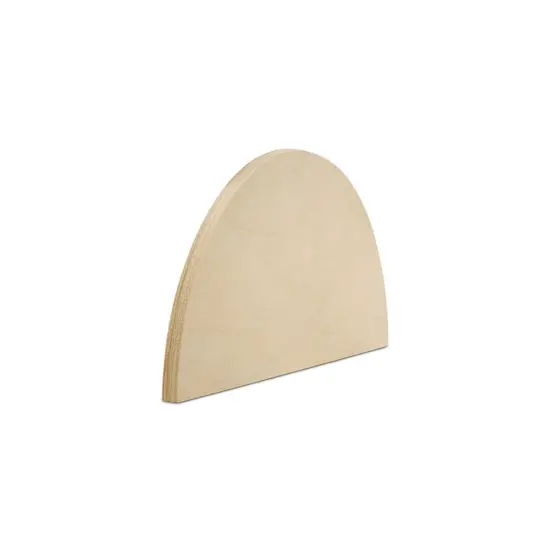 Half Circle Cutouts, Semicircle Wooden Cutouts for Crafts/Play | Woodpeckers {2}