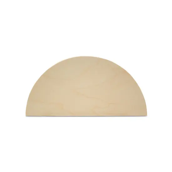 Half Circle Cutouts, Semicircle Wooden Cutouts for Crafts/Play | Woodpeckers {1}