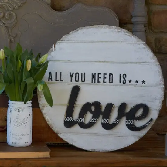 13 in. Unfinished Wooden Cursive "Love" {3}