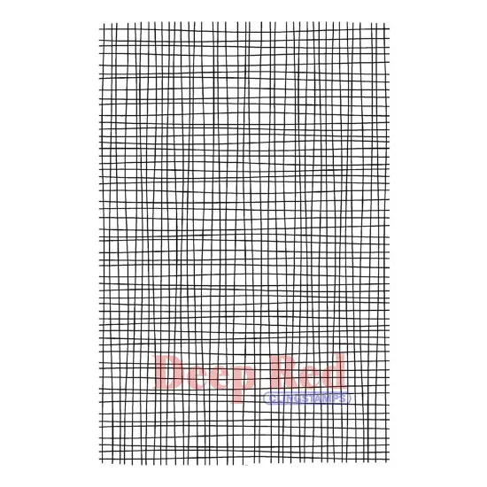 Deep Red Stamps Fabric Weave Rubber Cling Stamp 4 x 6 inches {1}
