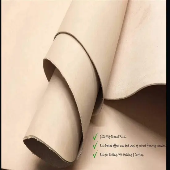 3 pcs for 1 Price EUR Import Vegetable Tanned Cowhide Tooling Leather 8-9 oz Pre-Cut (12''x12''+10''x12''+8''x12'') {1}