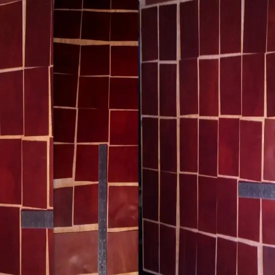 Scrap Leather Strong 3 SQUER FEET 18 PCS 4''X 6'', Medium Weight (1.8mm Thick), for Crafts/Tooling/Workshop : All Natural Grain Leather : Color Bourbon Brown {1}