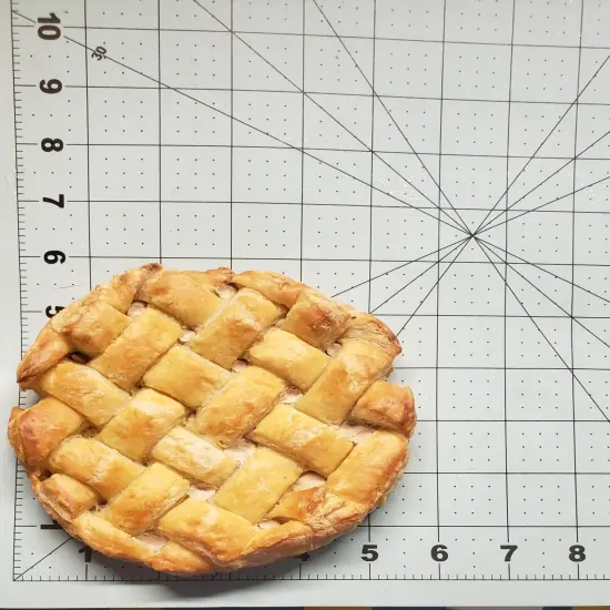 5" Lattice Pie Crust Topper| Pie Crust Shape Silicone Mold| Soap| Candle | Mold for Wax| Mold for Resin {2}