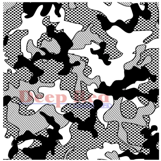 Deep Red Stamps Camouflage Background Rubber Cling Stamp 3 x 4 inches {1}