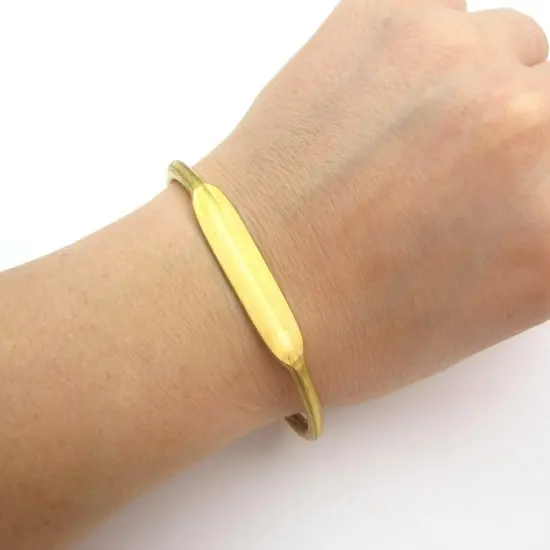 Large Engraving Cuff Bracelet (J611) (1x) {4}