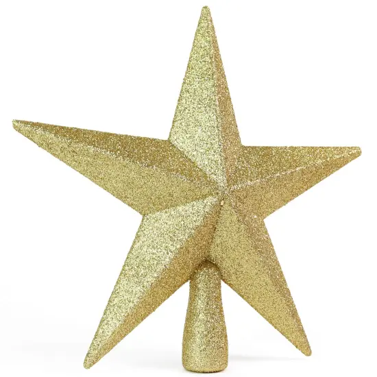 Ornativity Glitter Star Tree Topper - Christmas Decorative Holiday Bethlehem Star Ornament 5.5" {5}