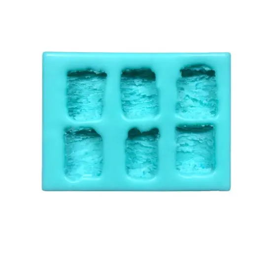 6pc Mini Wheat Squares Type Cereal Silicone Mold| Dessert Shape Silicone Mold| Soap| Candle | Mold for Wax| Mold for Resin {3}