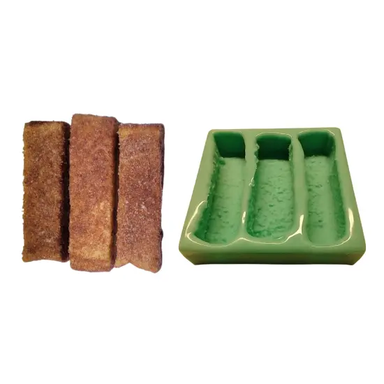 Realistic French Toast Sticks Mold| Dessert Shape Silicone Mold| Soap| Candle | Mold for Wax| Mold for Resin Set of 4 (12 Sticks) {2}