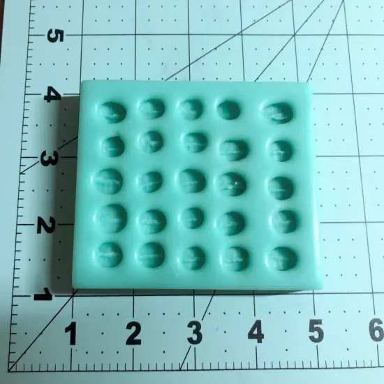 25pc Coffee Bean Silicone Mold, Realistic Food Shape Mold, For Wax | Embed | Soap | Resin Castings {2}