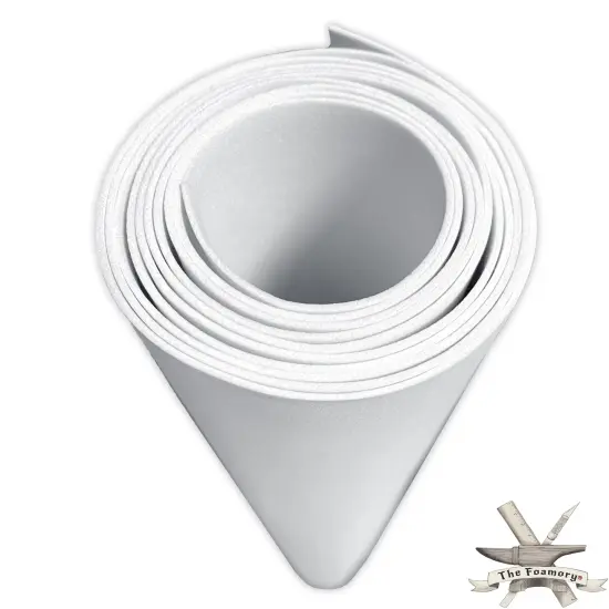 EVA Foam Cosplay | Extra Large 35" x 59" Sheet | Ultra High Density 85kg/m3 | by The Foamory White {1}