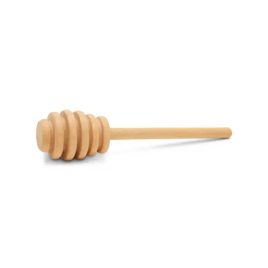 Honey Dipper Wood Stick 4 inch, Server for Honey Jar, Honey Drizzle |Woodpeckers {4}